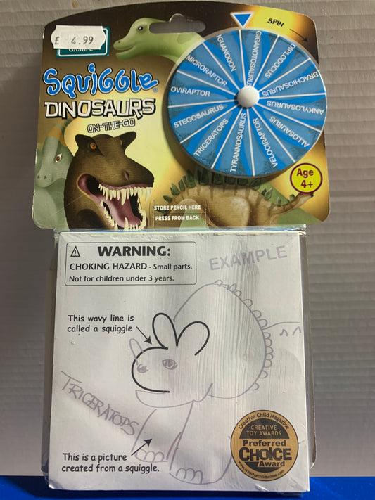 Squiggle Dinosaurs on the go