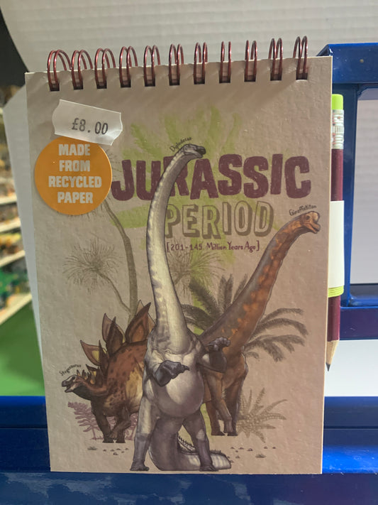 NHM Jurassic Period Lanyard Notebook