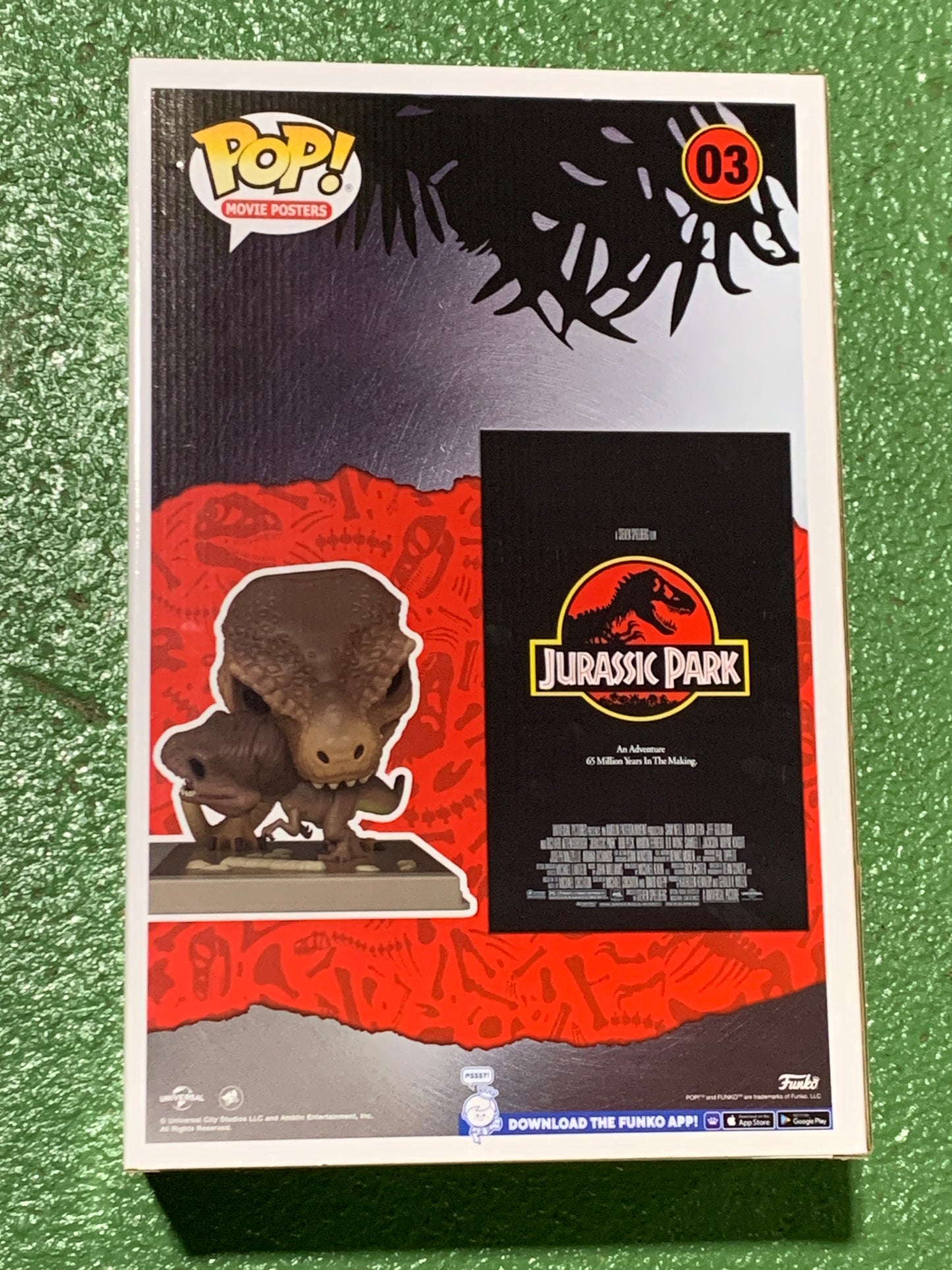 Funko 03 Jurassic Park  Poster T Rex & raptor