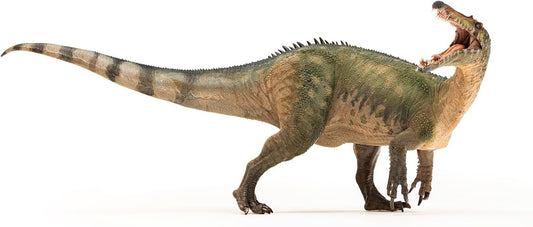 Dinosaur toy figure on a white background