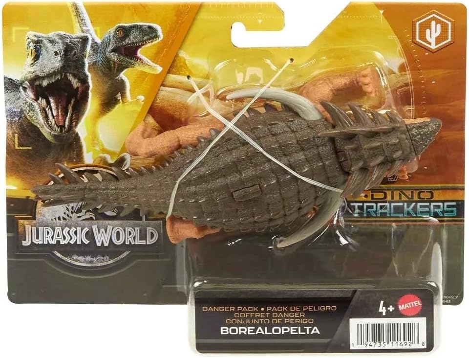 Jurassic World Dino Trackers Borealopelta Danger Pack Action Figure