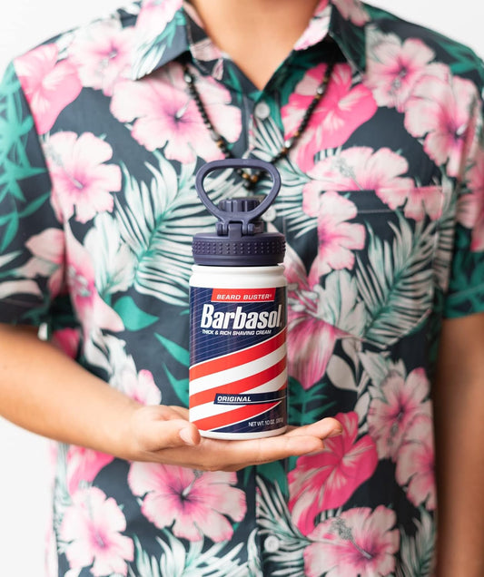 Jurassic Park Metal Hot & Cold "Barbasol" Bottle 380ml
