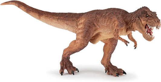 Dinosaur toy figure on a white background