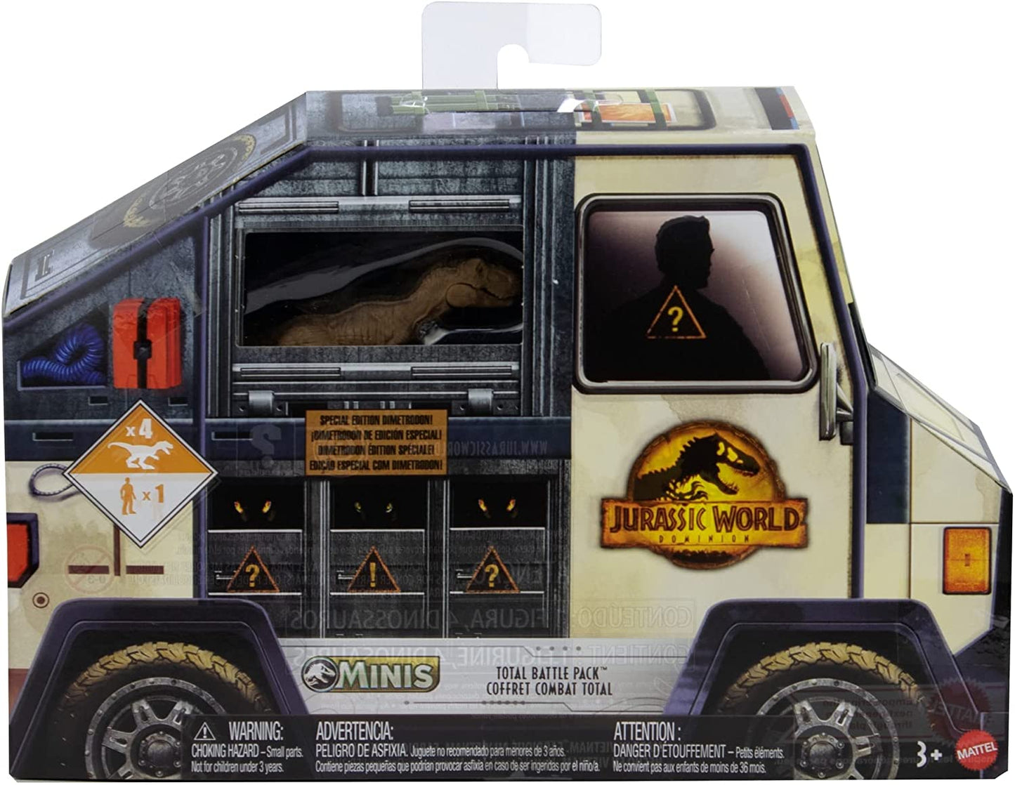 Jurassic World GWP74 New Ruler Minifigure Multi Pack (Limited Edition Dimetrodon) - Japanese Import