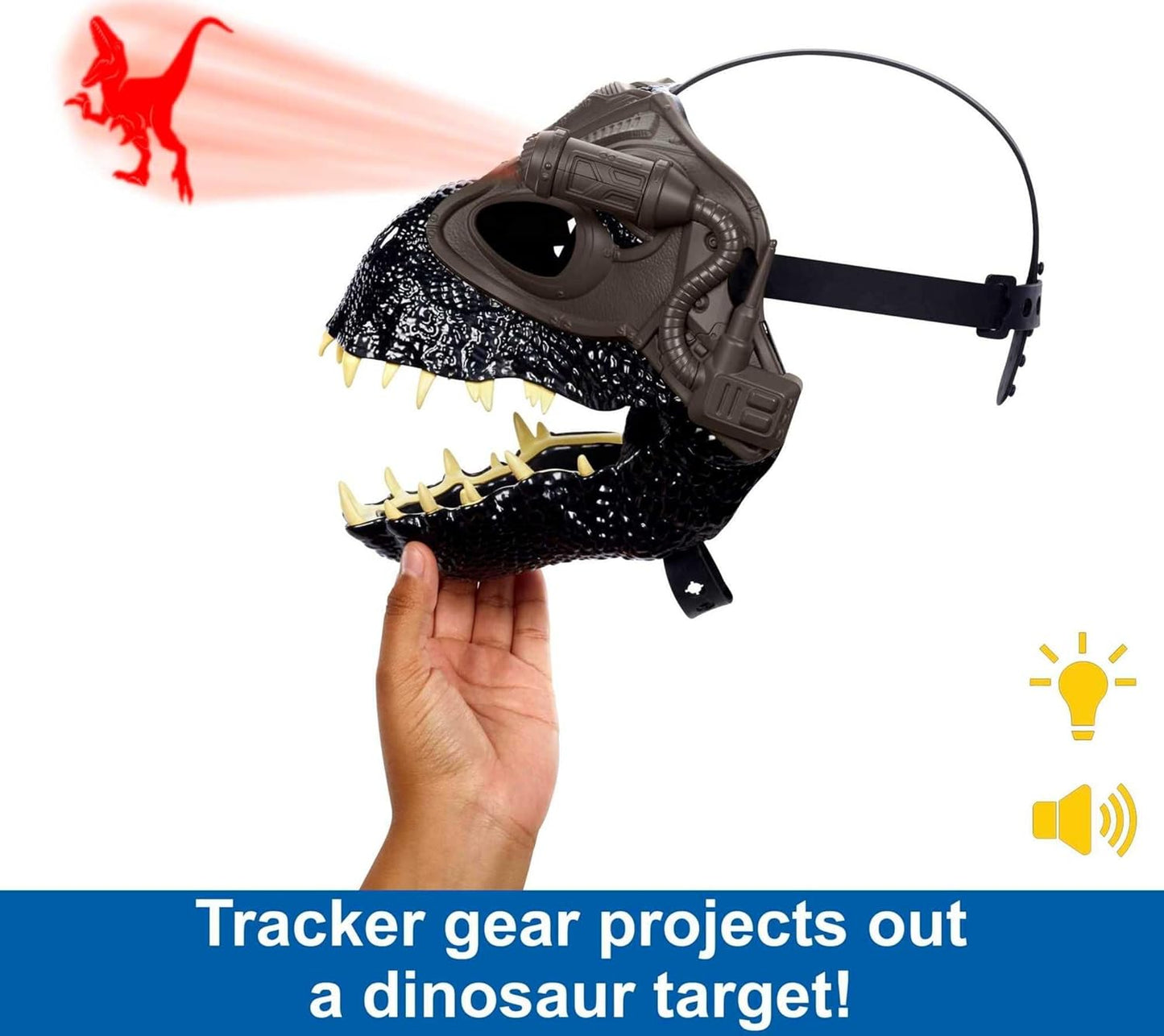 Jurassic World Track N' Roar Indoraptor Dinosaur Mask