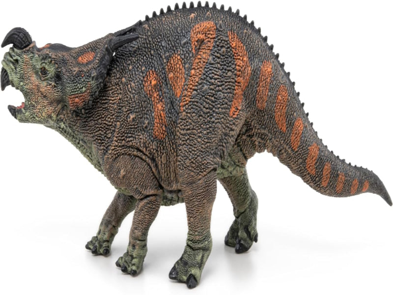 Dinosaur toy figure on a white background