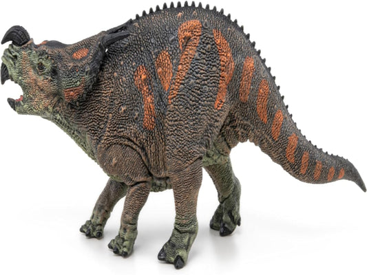 Dinosaur toy figure on a white background