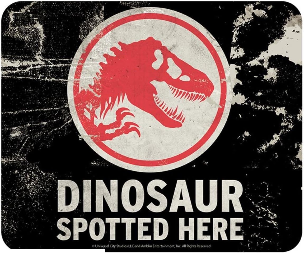 JURASSIC WORLD Flexible Mousepad Dinosaur Spotted Here