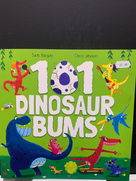 101 Dinosaur Bums book