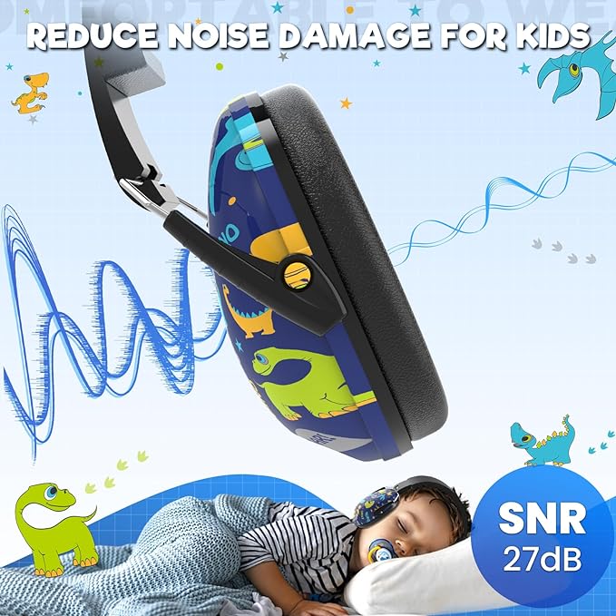 Kids Ear Defender, SNR 27dB Ear Defenders for Children