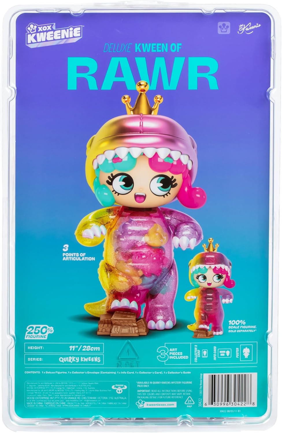 XOX Kweenie Deluxe Kween of Rawr 11" Mega Size Figure