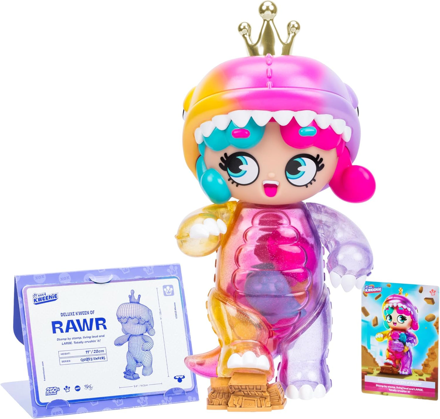 XOX Kweenie Deluxe Kween of Rawr 11" Mega Size Figure