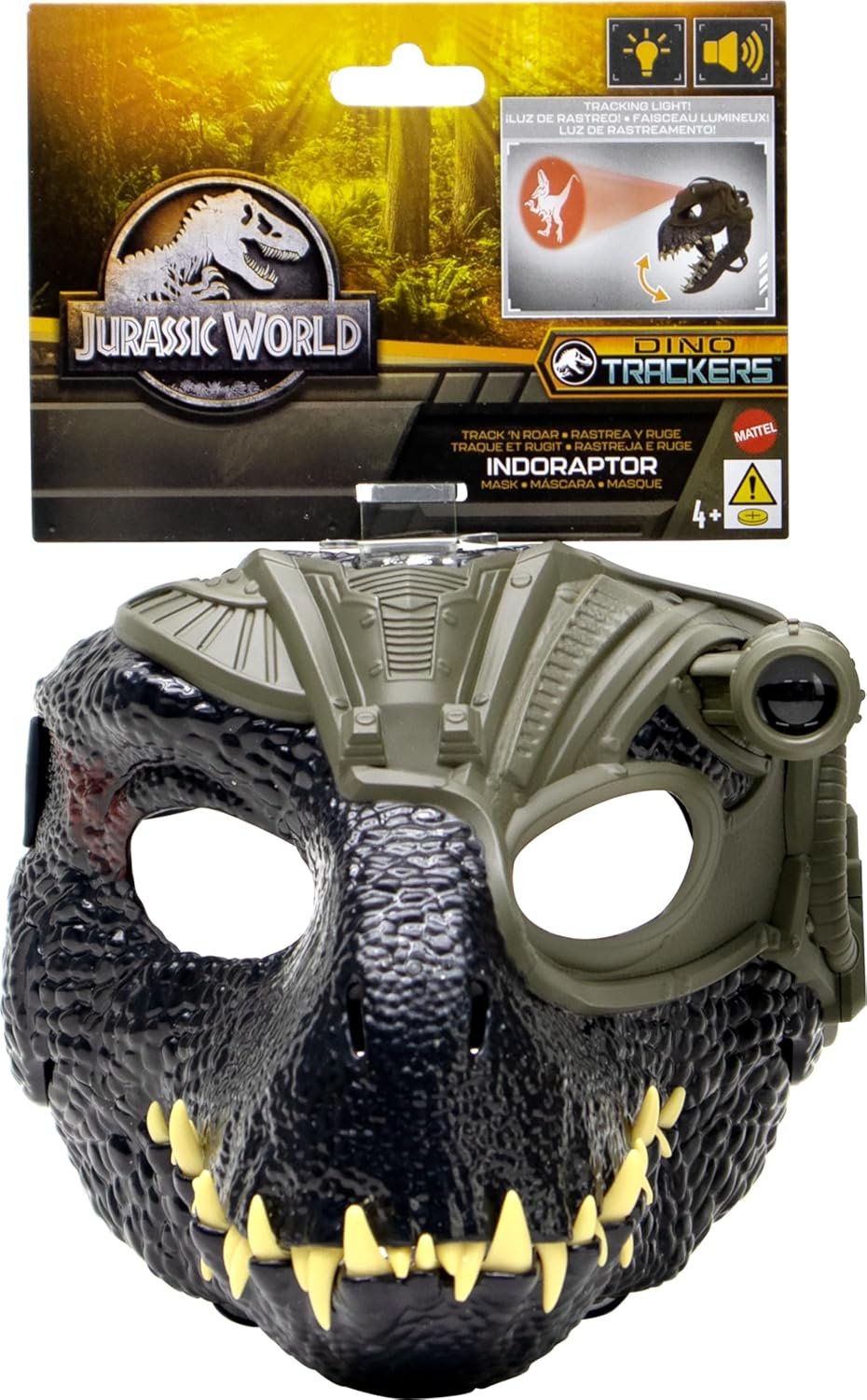 Jurassic World Track N' Roar Indoraptor Dinosaur Mask
