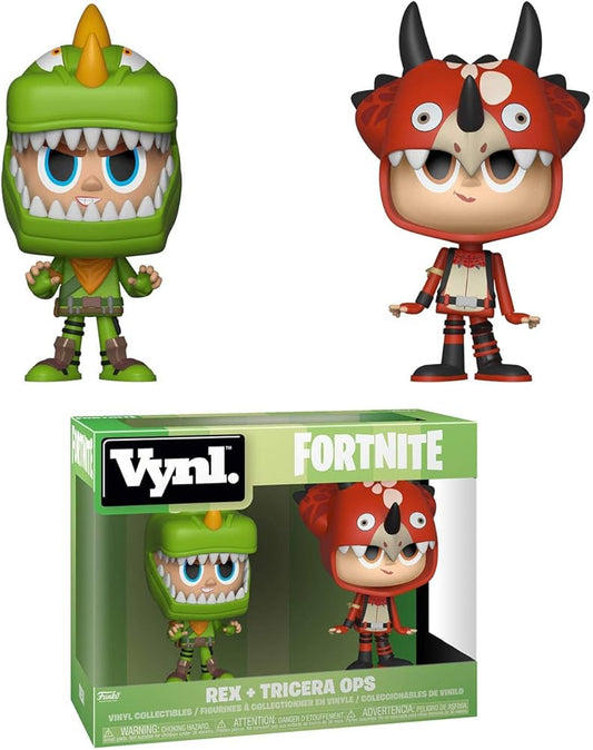Funko Vynl Fortnite Rex + Tricera Ops