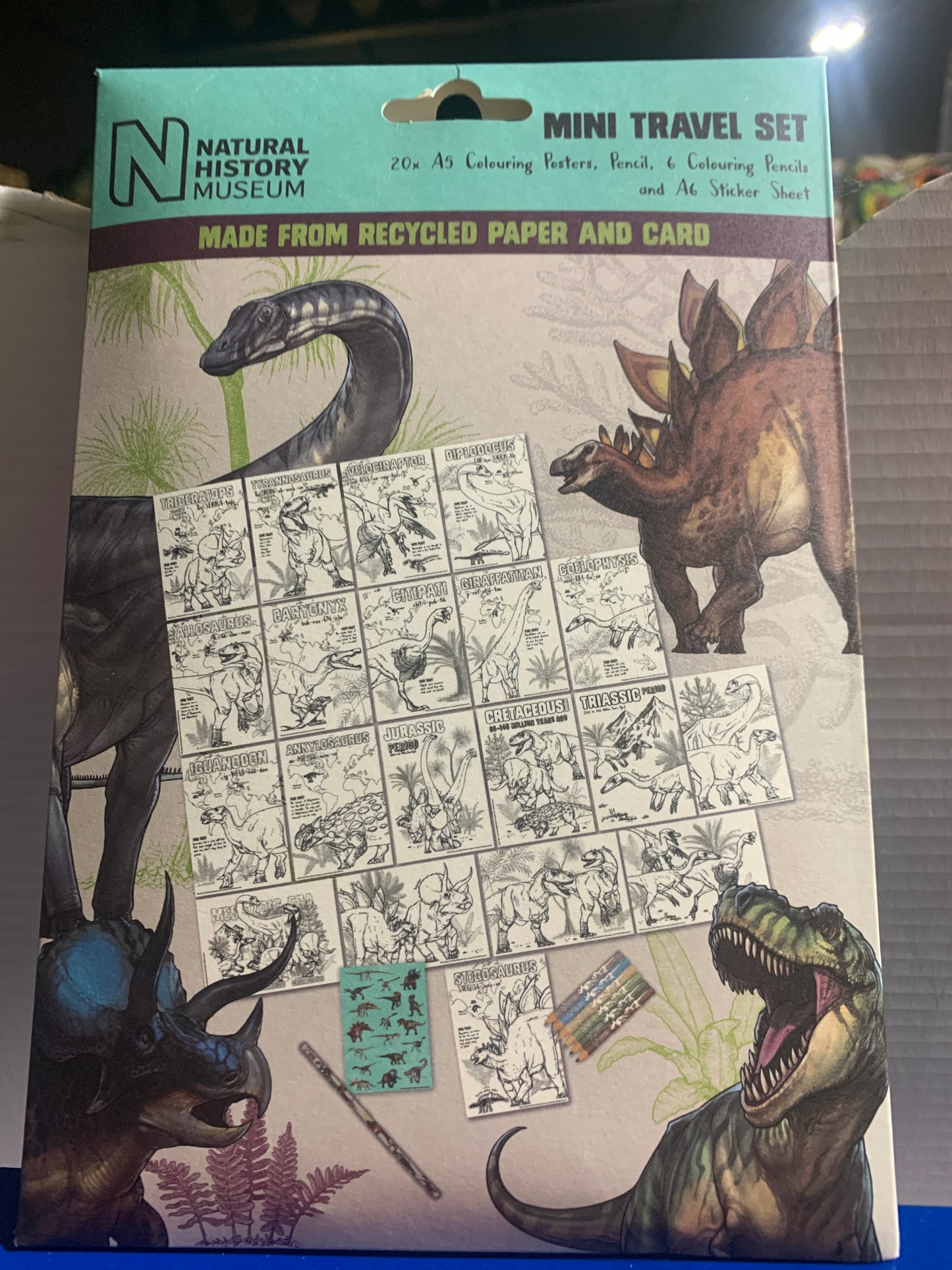 NHM Dinosaur mini travel set