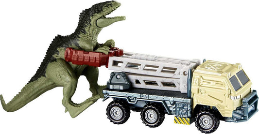 MATCHBOX JURASSIC WORLD DOMINION DINOSAUR GIGANOTOSAURUS LOADER VEHICLE