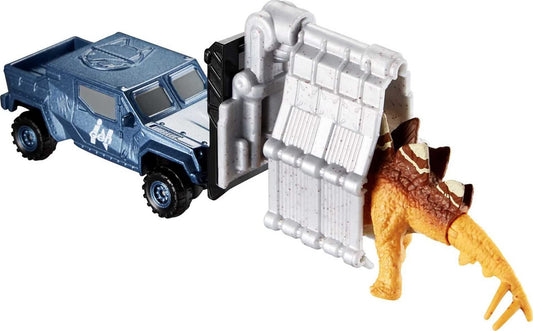 MATCHBOX JURASSIC WORLD DOMINION DINOSAUR TRANSPORTERS STEGOSAURUS CLAW CARRIER VEHICLE