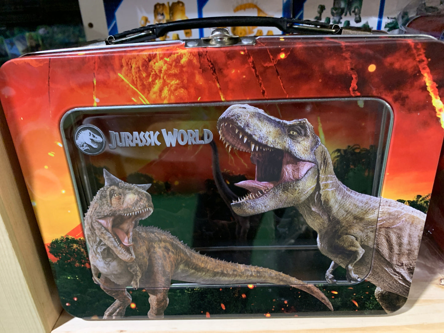 Jurassic World Window Tin Tote