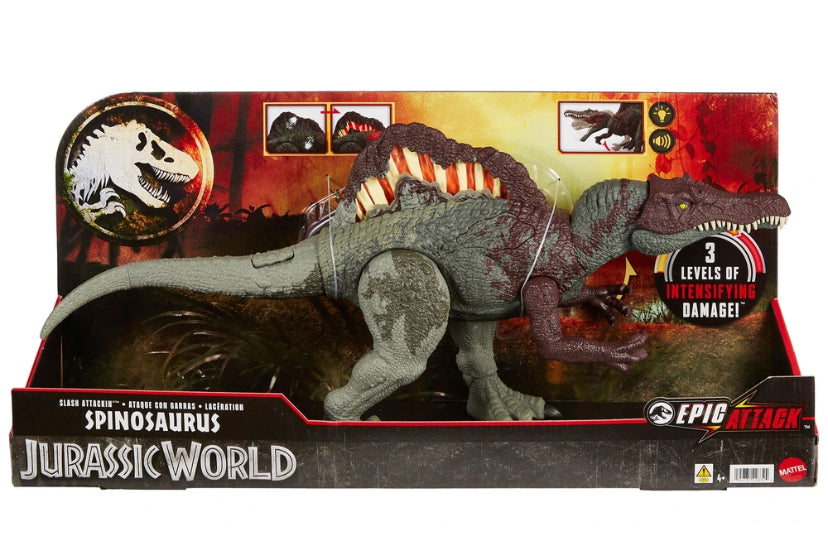 Jurassic World Epic Attack Slash Attackin Spinosaurus