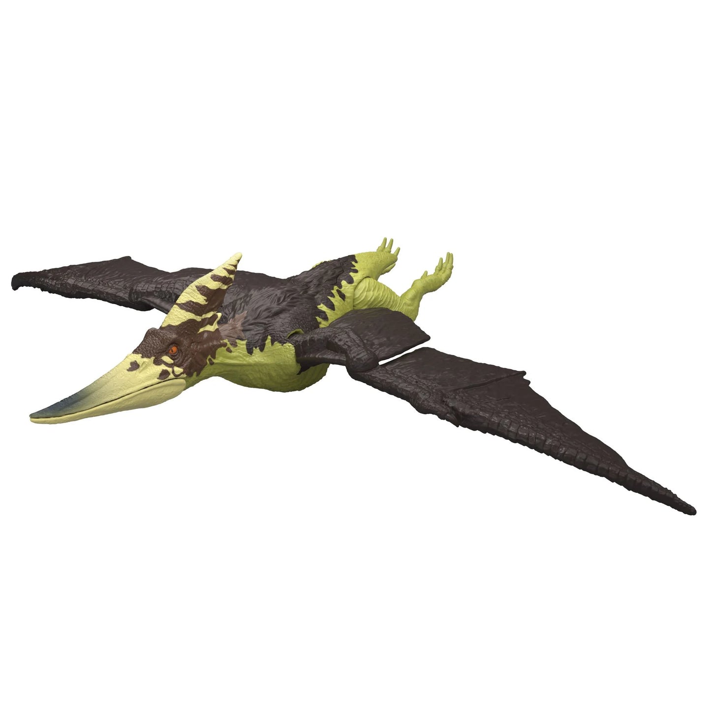 Toy pterodactyl on a white background