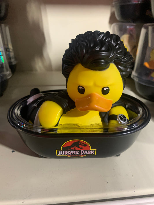 JURASSIC PARK IAN MALCOM TUBBZ COSPLAYING DUCK COLLECTIBLE