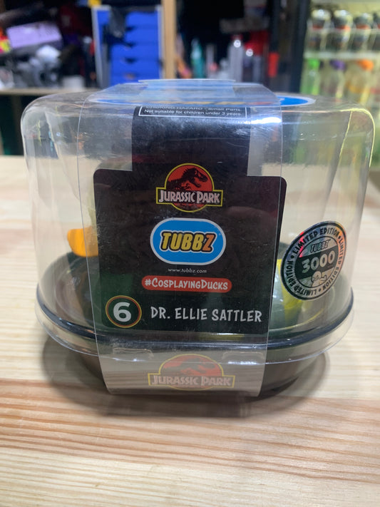 JURASSIC PARK DR. ELLIE SATTLER TUBBZ COSPLAYING DUCK COLLECTIBLE