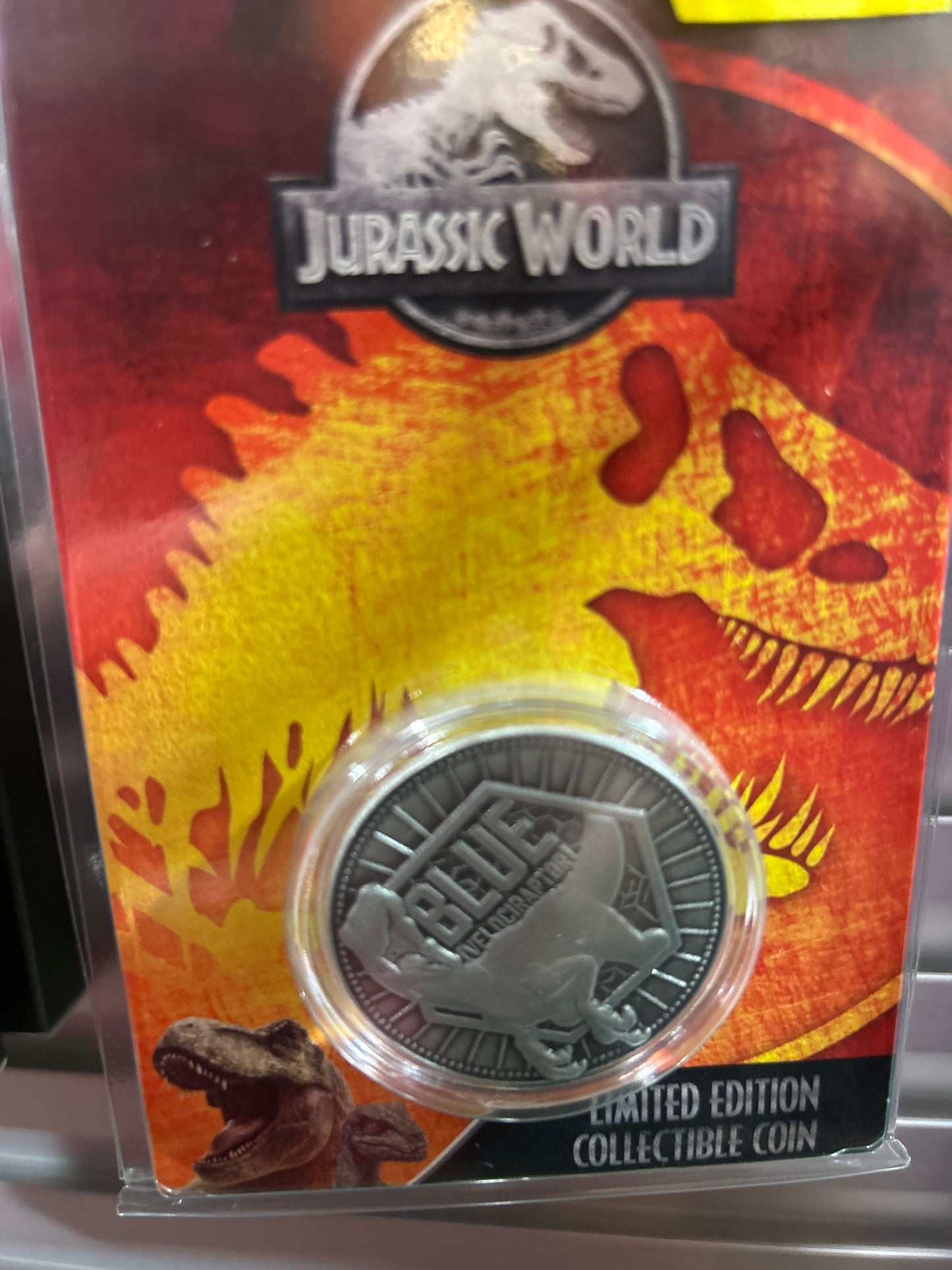 Jurassic World Collectible Coin - Blue