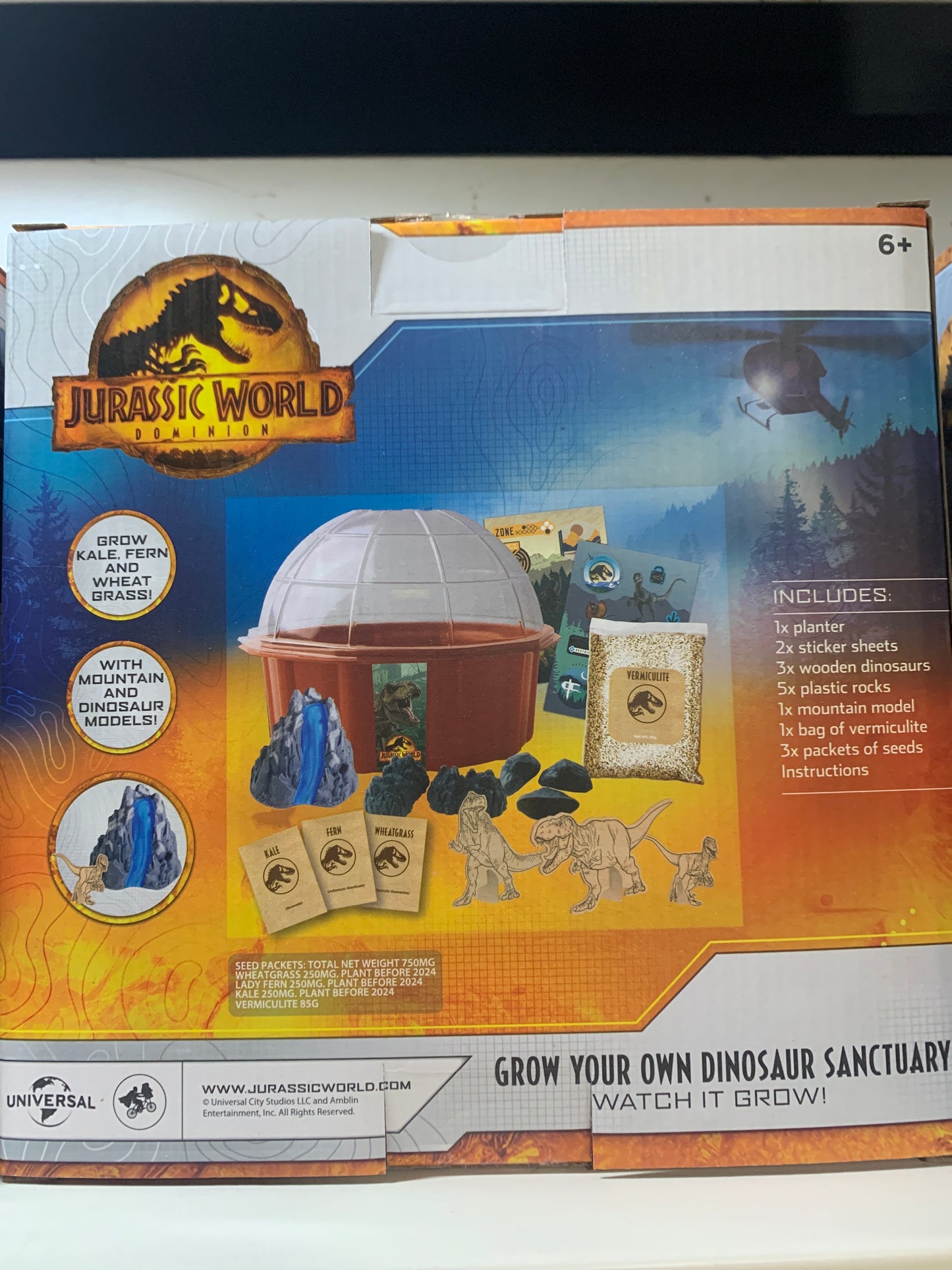 Jurassic World Dominion Grow your own Dinosaur Sanctuary