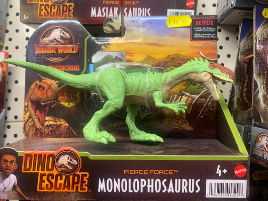 Camp Cretaceous Dino Escape Fierce Force Monolophosaurus(green)