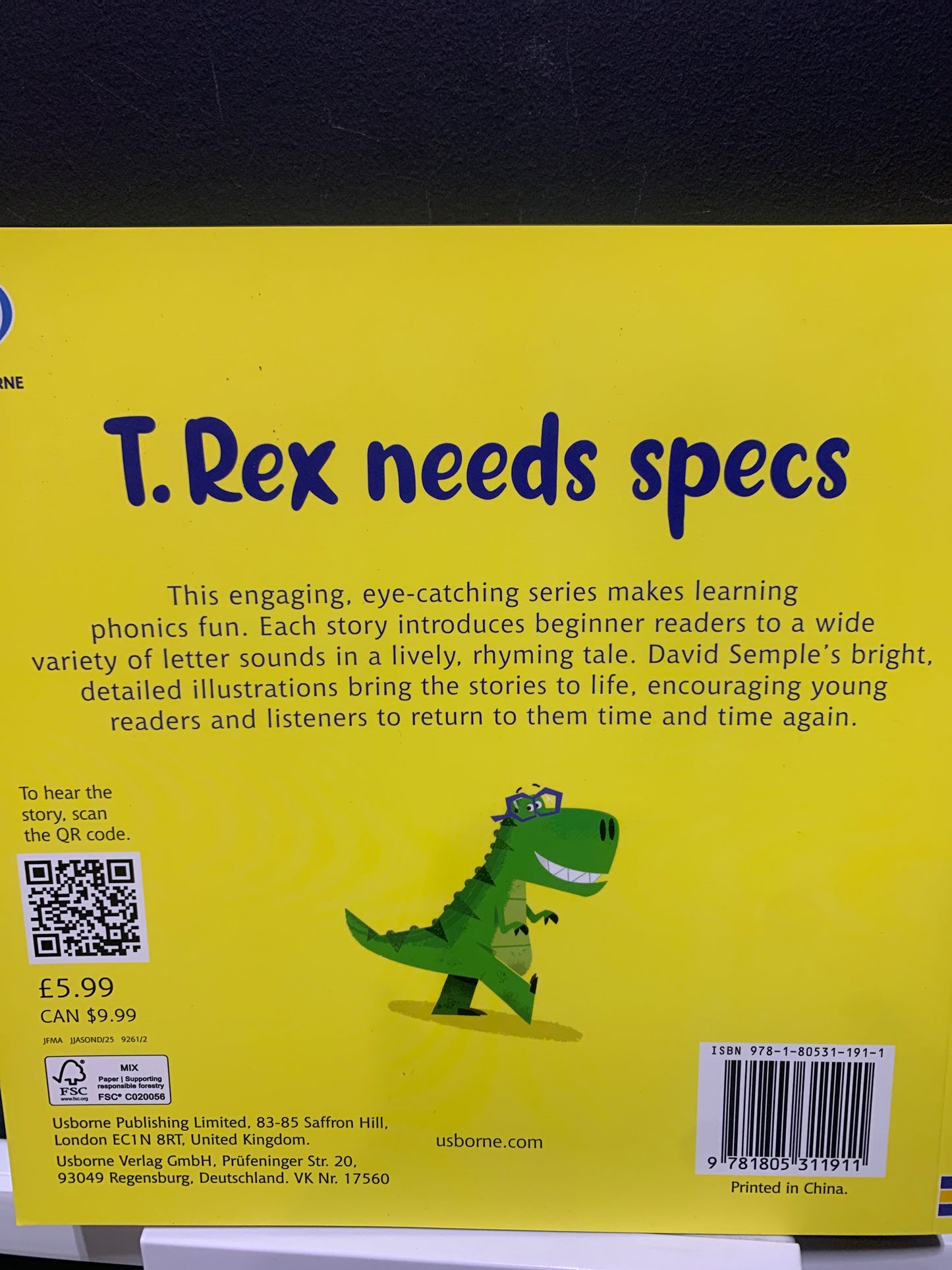 T.Rex needs specs