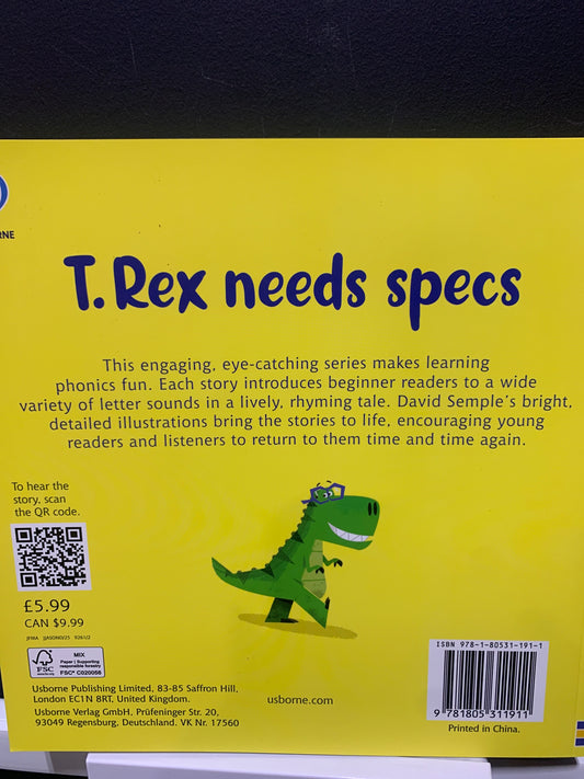 T.Rex needs specs