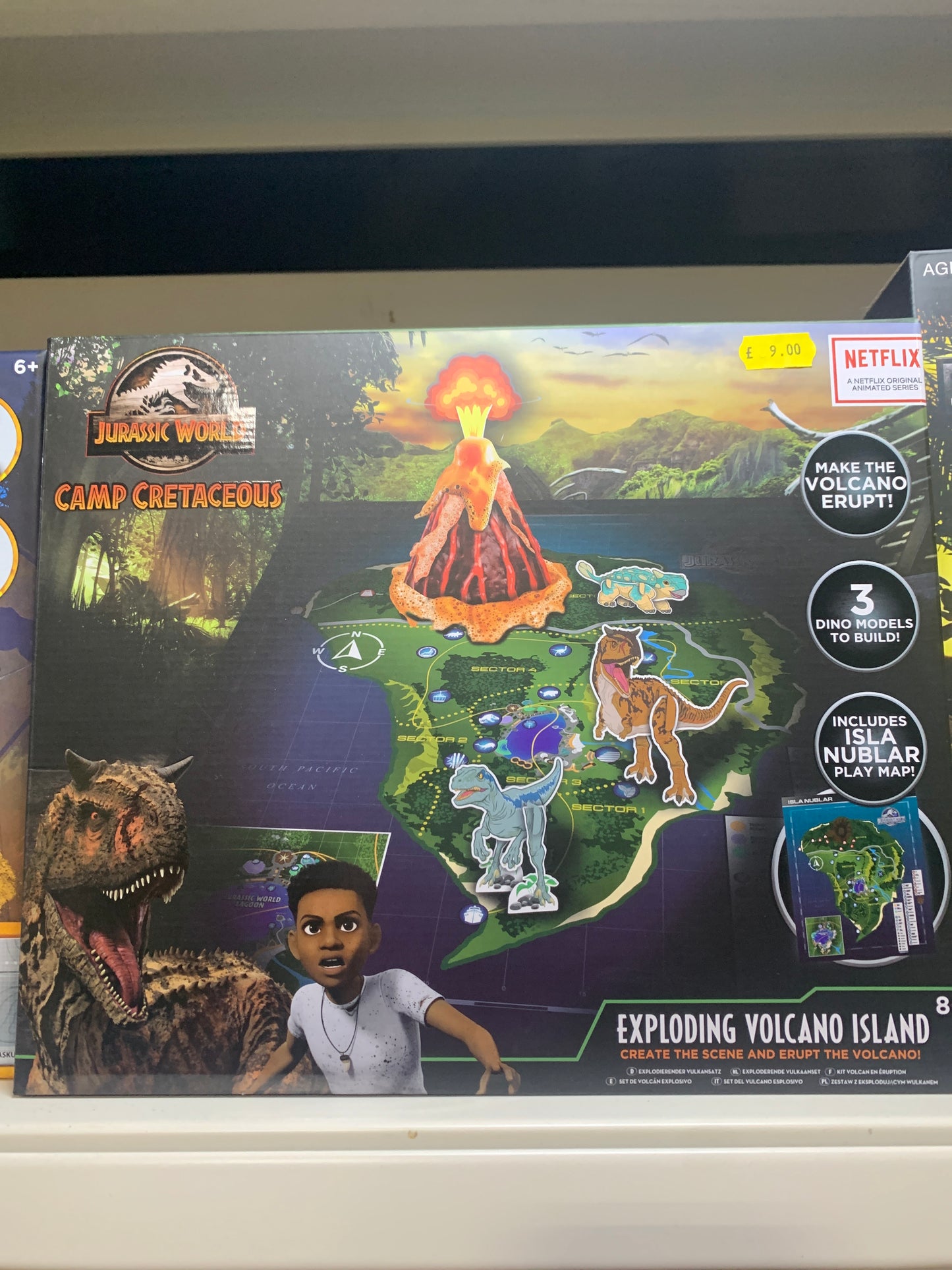 Jurassic World Camp Cretaceous Exploding Volcano Island