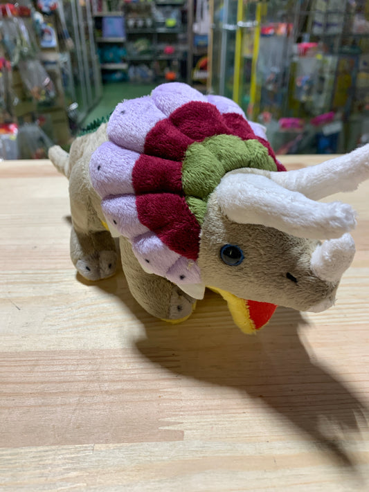 12” plush Triceratops