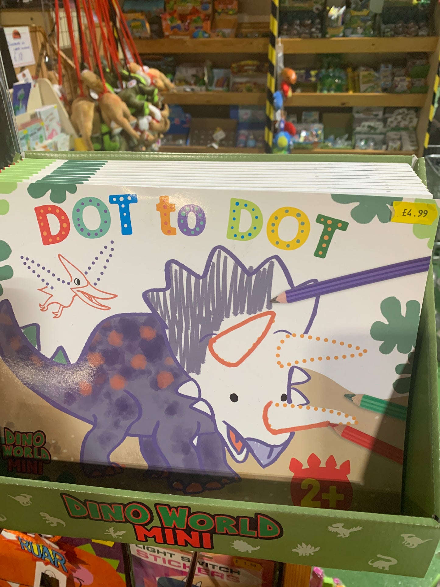 Dino world dot to dot