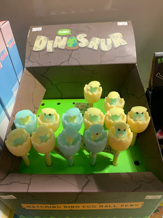 Hatching Dino egg ball pen