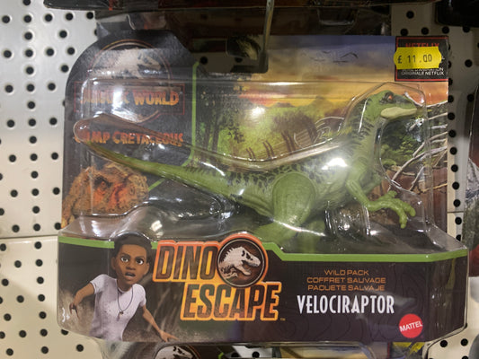 Jurassic World Dino Escape Wild Pack Velociraptor