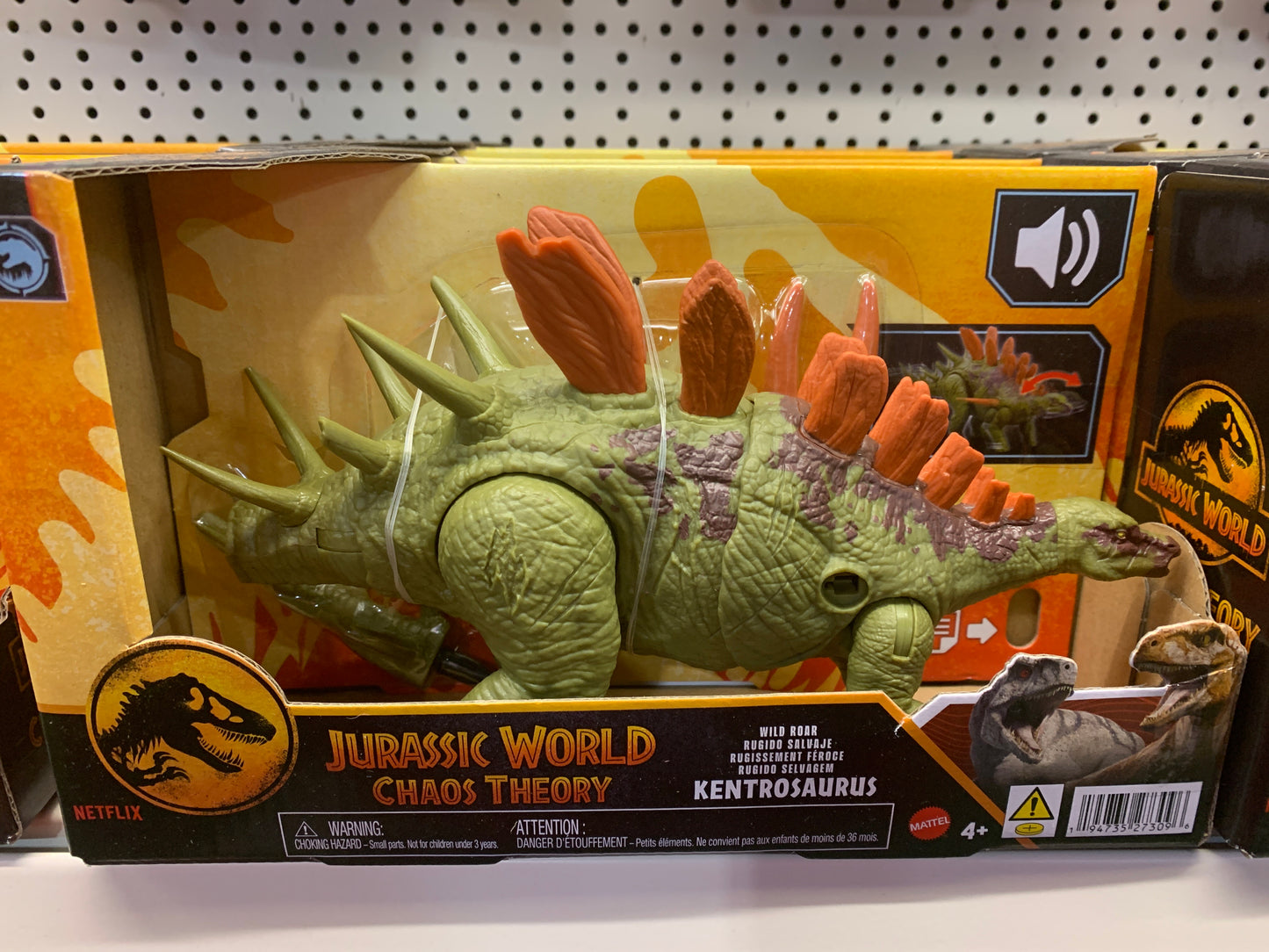 Jurassic World Chaos Theory Wild Roar Kentrosaurus