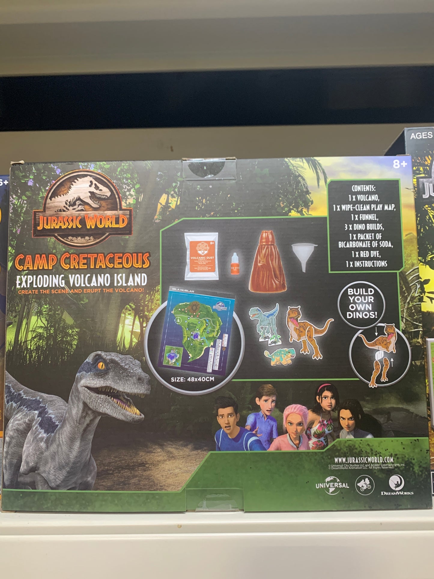 Jurassic World Camp Cretaceous Exploding Volcano Island