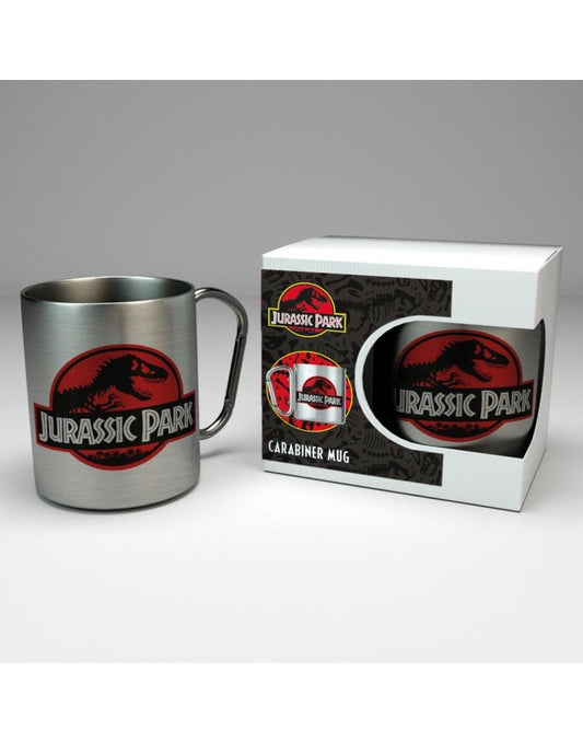 JURASSIC PARK LOGO METAL CARABINER MUG