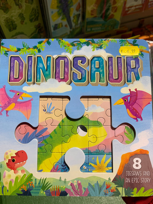 Dinosaur 8 Jigsaw Book