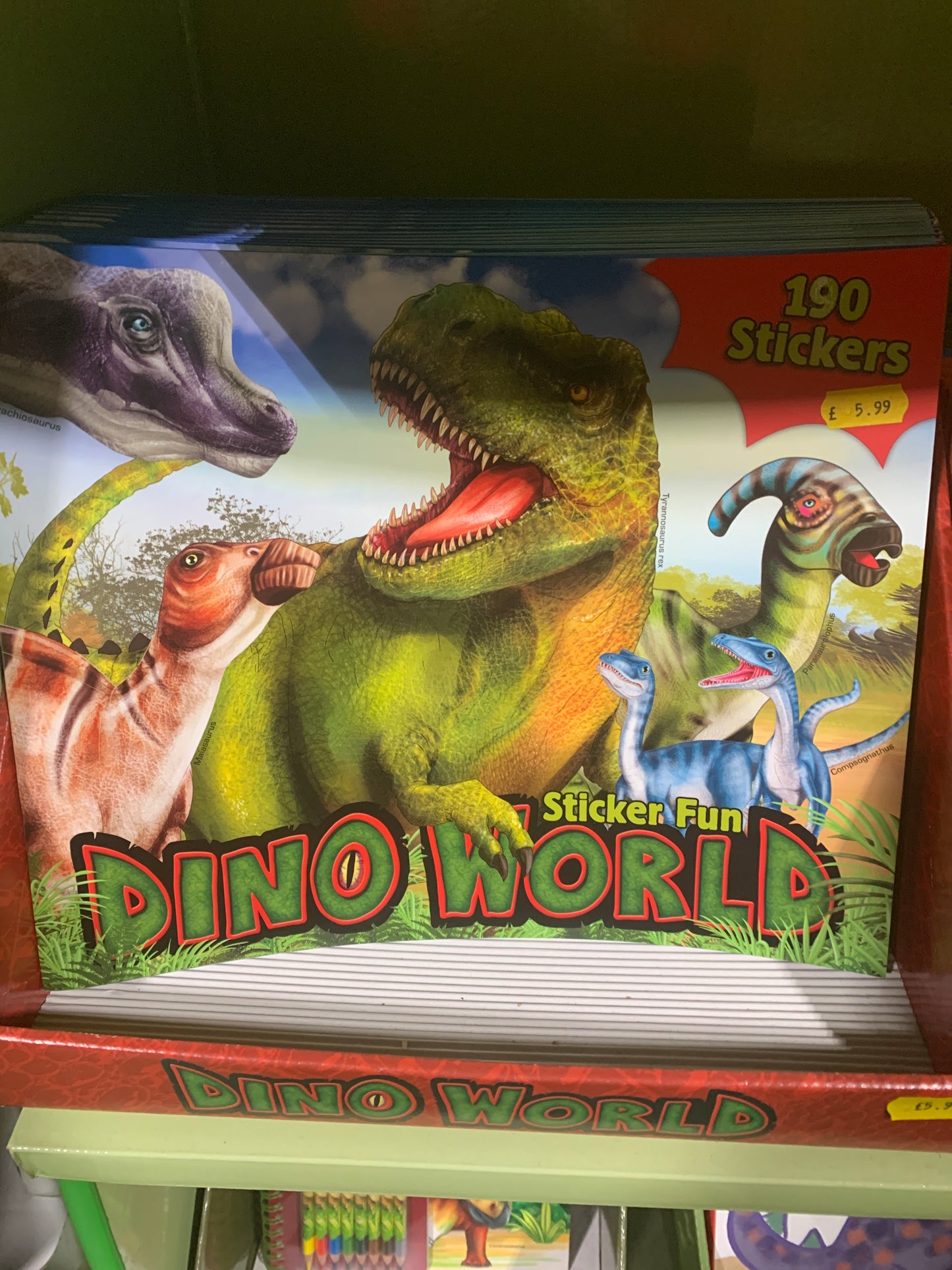 Dino world sticker fun - 190 Stickers
