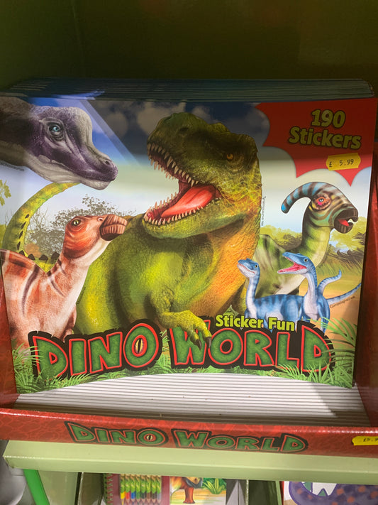 Dino world sticker fun - 190 Stickers