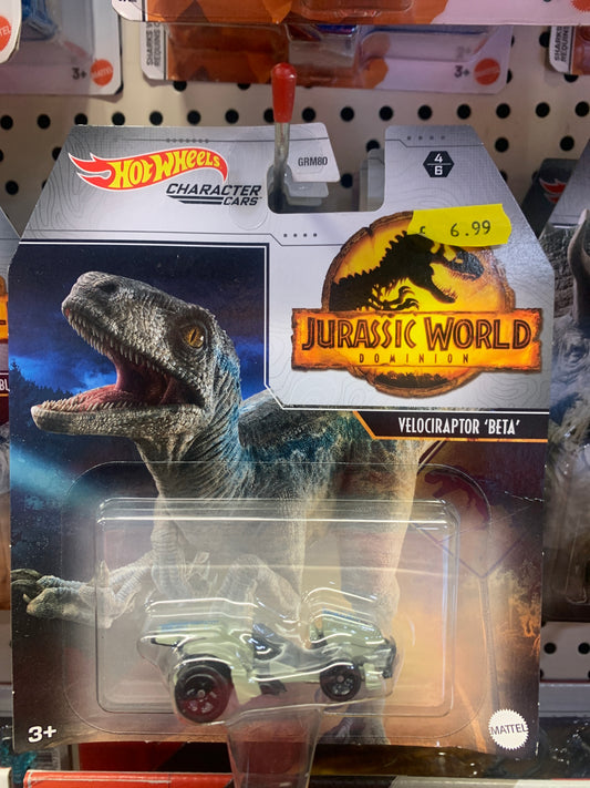 Hot Wheels Character Cars JW Dominion Velociraptor Beta