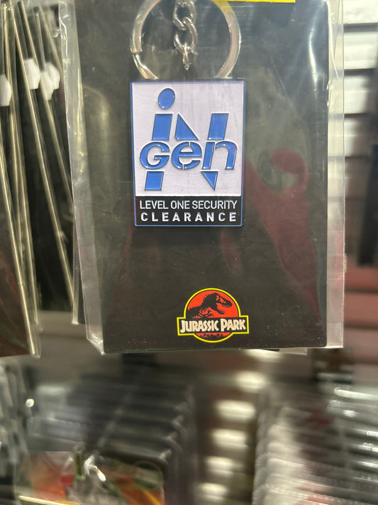 Jurassic Park In-Gen Keyring