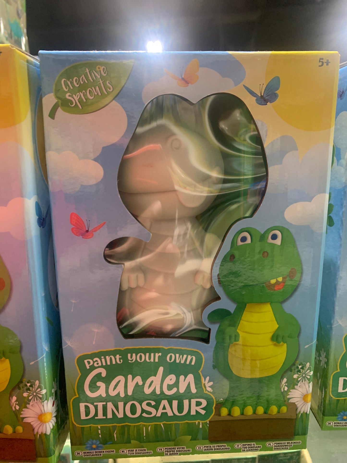 Paint Your Own Garden Dinosaur