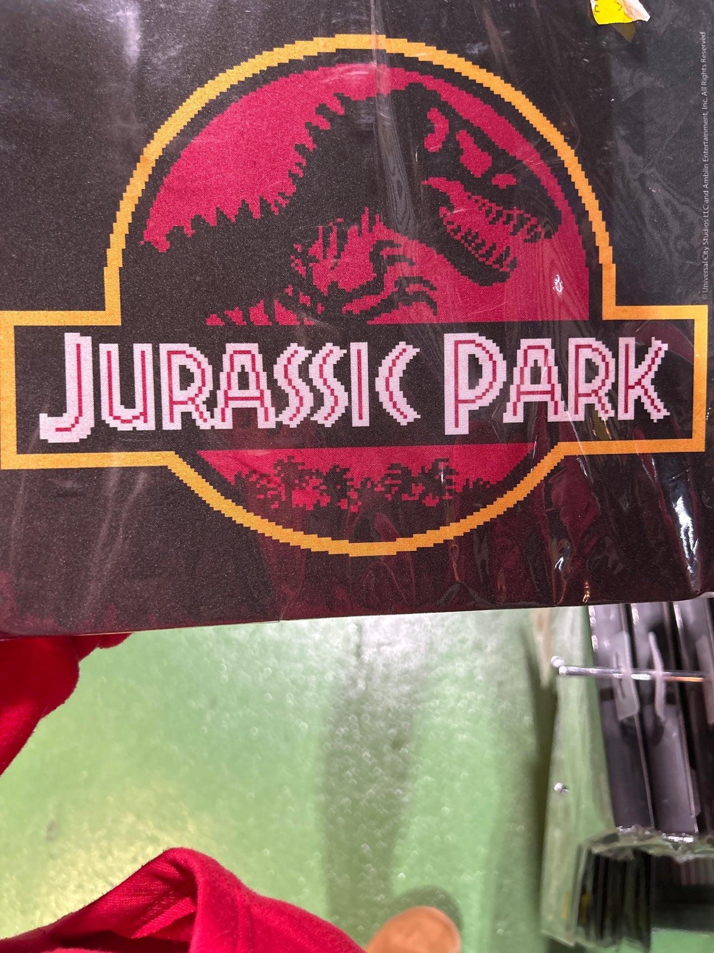 JURASSIC WORLD Flexible Mousepad Caution dinosaur