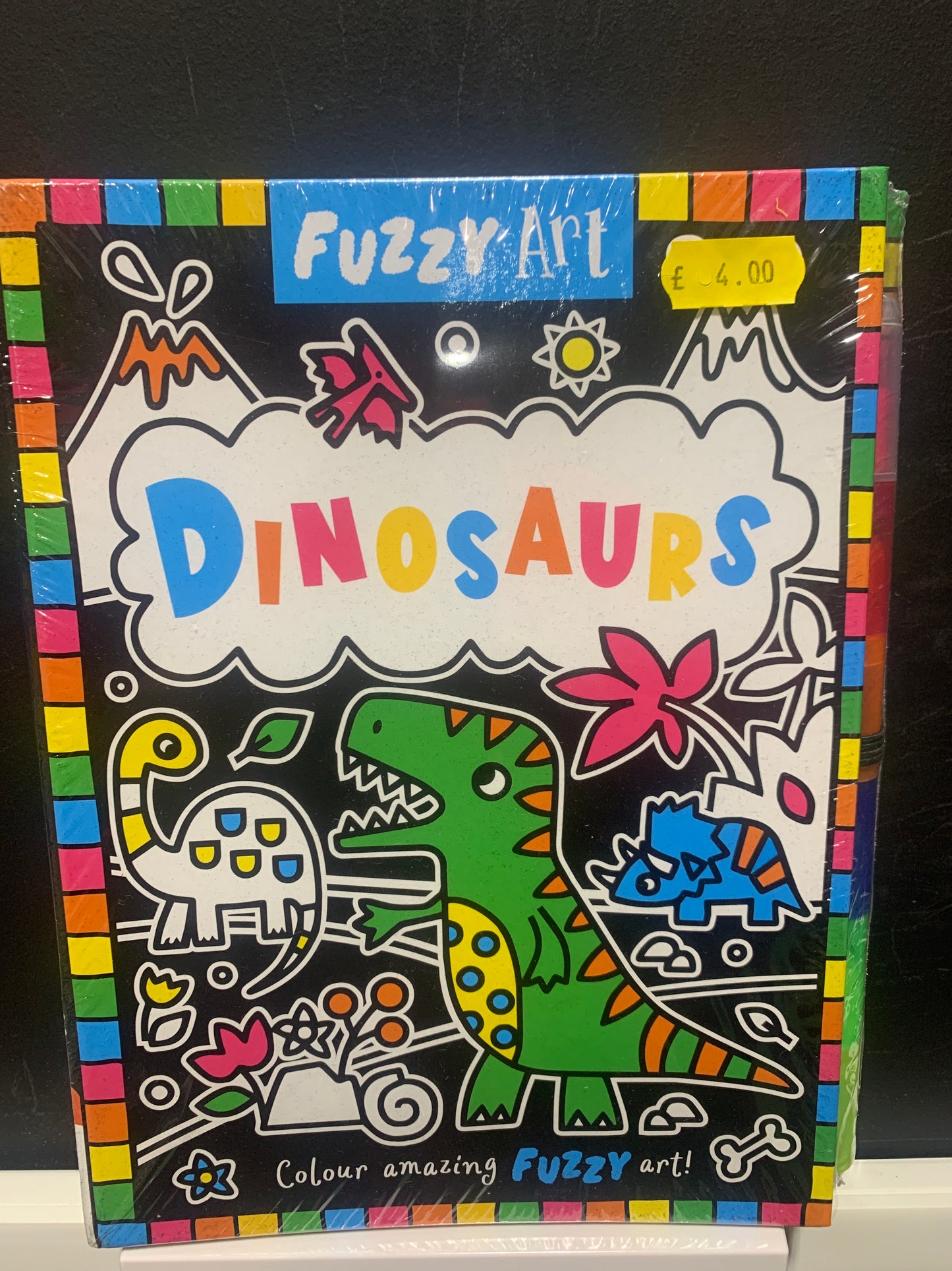 Fuzzy Art Dinosaurs