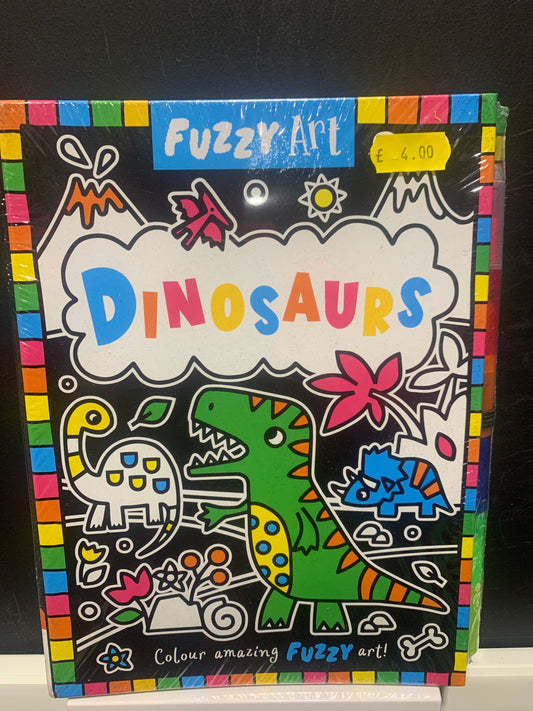 Fuzzy Art Dinosaurs