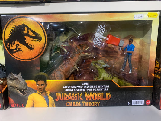 Jurassic World: Chaos Theory Darius Figure & Dinosaurs Pack