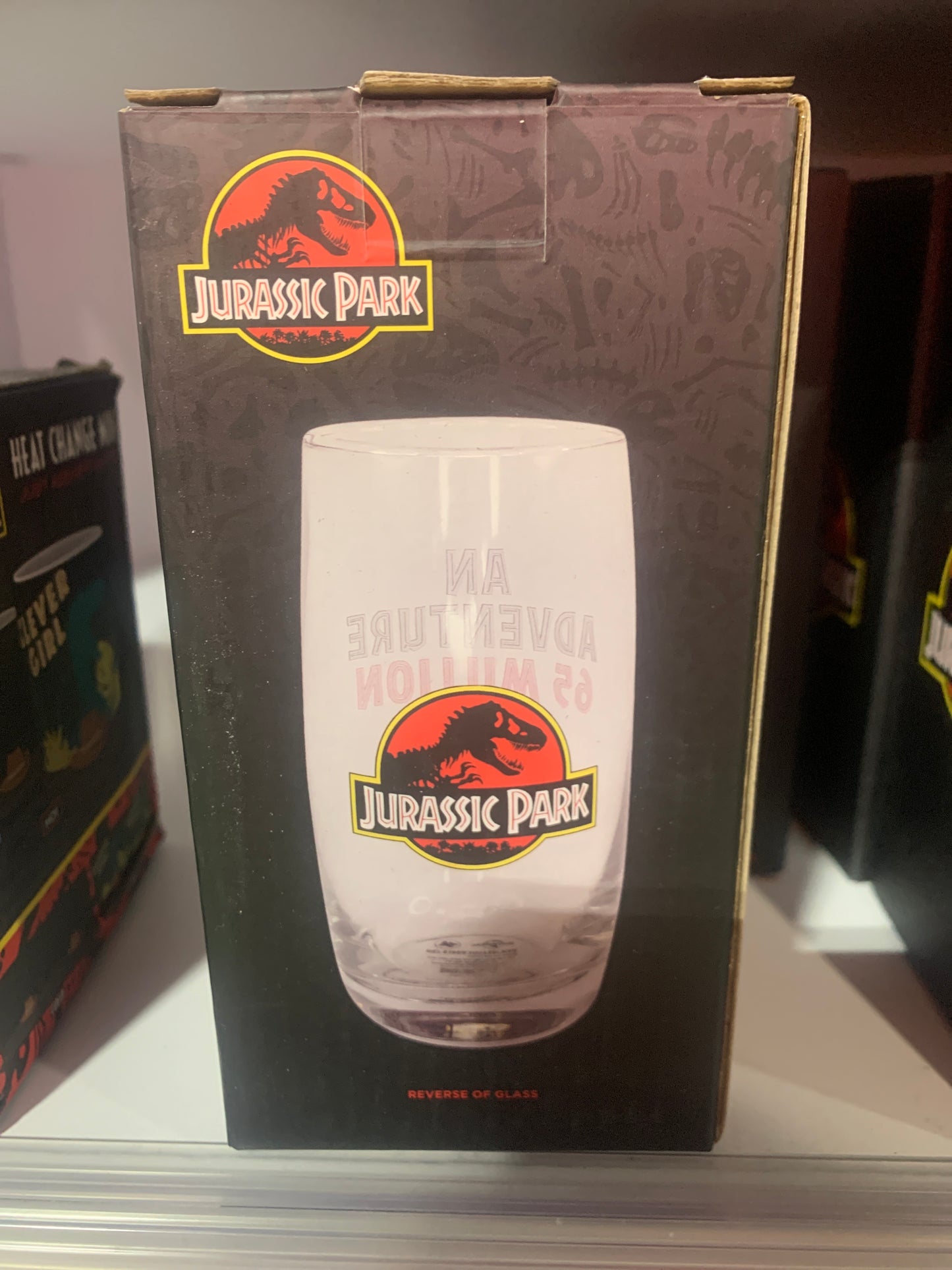 Glass Boxed (350ml) - Jurassic Park
